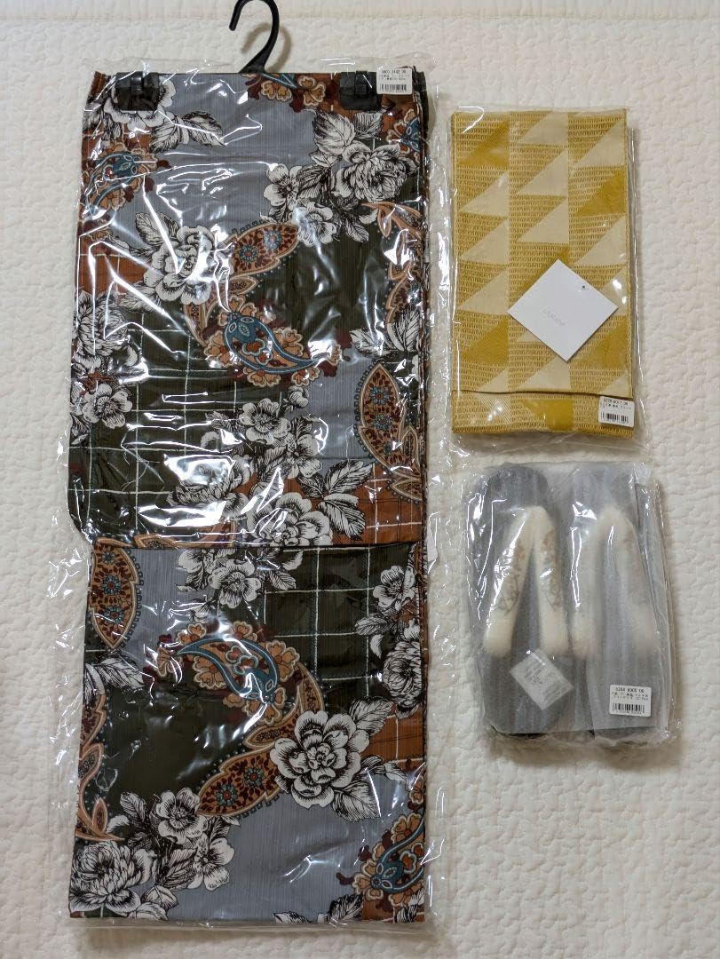 ニコアンティーク 高級変わり織 浴衣3点セット 60sモンドガレージ オレンジ Amazon.co.jp: ニコアンティーク 高級変わり織 浴衣3点セット